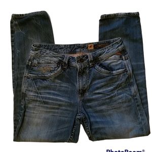 Conshing blue 5 pocket straight  leg jeans Waist 30 inches